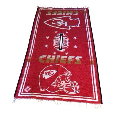 Kansas City Chiefs NFL Poncho Sarape Red One Size Fits Most