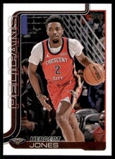 HERBERT JONES #189 2025 Topps New Orleans Pelicans NM