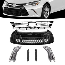 For Camry 2015-17 SE Front Bumper Grille Fog Daytime Running Light W/Brackets