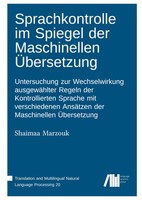 Sprachkontrolle Im Spiegel Der Maschinellen ÜBersetzung : Untersuchung Zur...