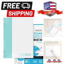 Campus 2x2 Spiral Binder Notebook Set, A4 Refillable Notebook  50 Refill Pap...