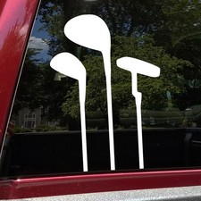Golf Clubs Putter Driver Iron Sticker Decal Waterproof Vinyl