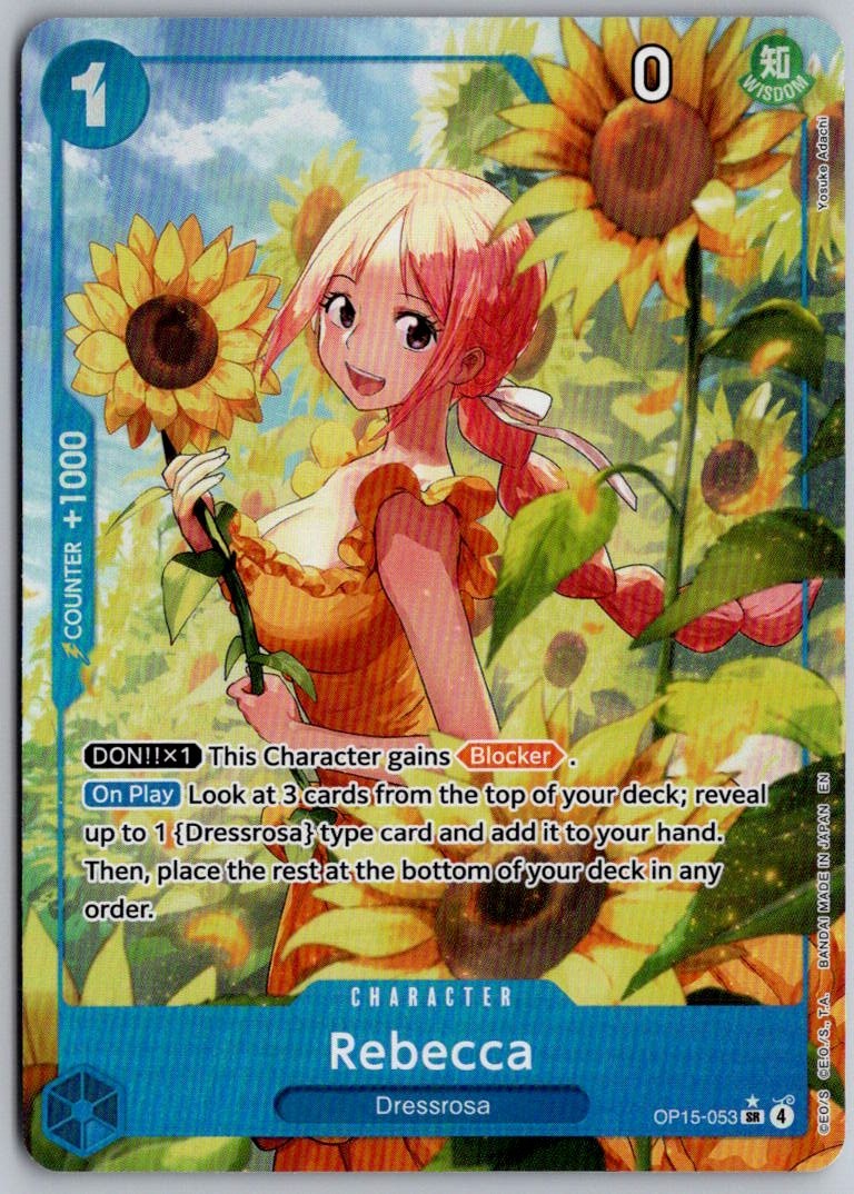 Rebecca (Alternate Art) OP15-053 Adventure on Kami's Island One Piece NM
