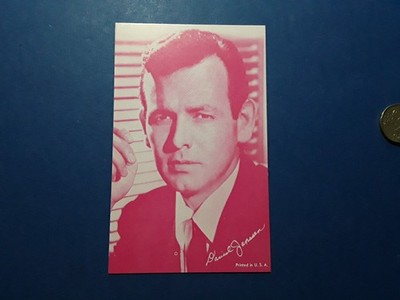 DAVID JANSSEN CARD AMERICAN ACTOR PRINTED IN USA