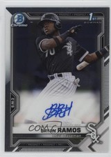 2021 Bowman Chrome Prospect Auto Bryan Ramos #CPA-BR Auto 9v7