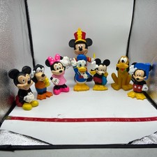 Disney Mickey Mouse Friends Rubber Bath Toy Set 8pc Mickey Minnie Donald Goofy