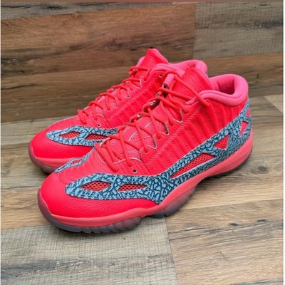 Air Jordan 11 Retro nike men size 11 Low IE Flash Crimson Pink Athletic Sneakers
