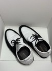 COSIDRAM Men's Casual Dress Shoes Ivory and Black Lace Up Size 10M — photo 3
