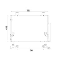 Kondensator Klimaanlage Mahle AC 929 000S