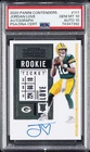 2020 PANINI CONTENDERS AUTO #111 JORDAN LOVE ROOKIE RC PSA 10 AUTO 10
