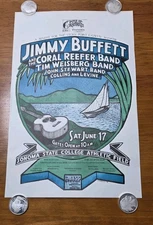 Vintage 1978 RARE JIMMY BUFFETT  Concert Poster Sonoma State University SSU