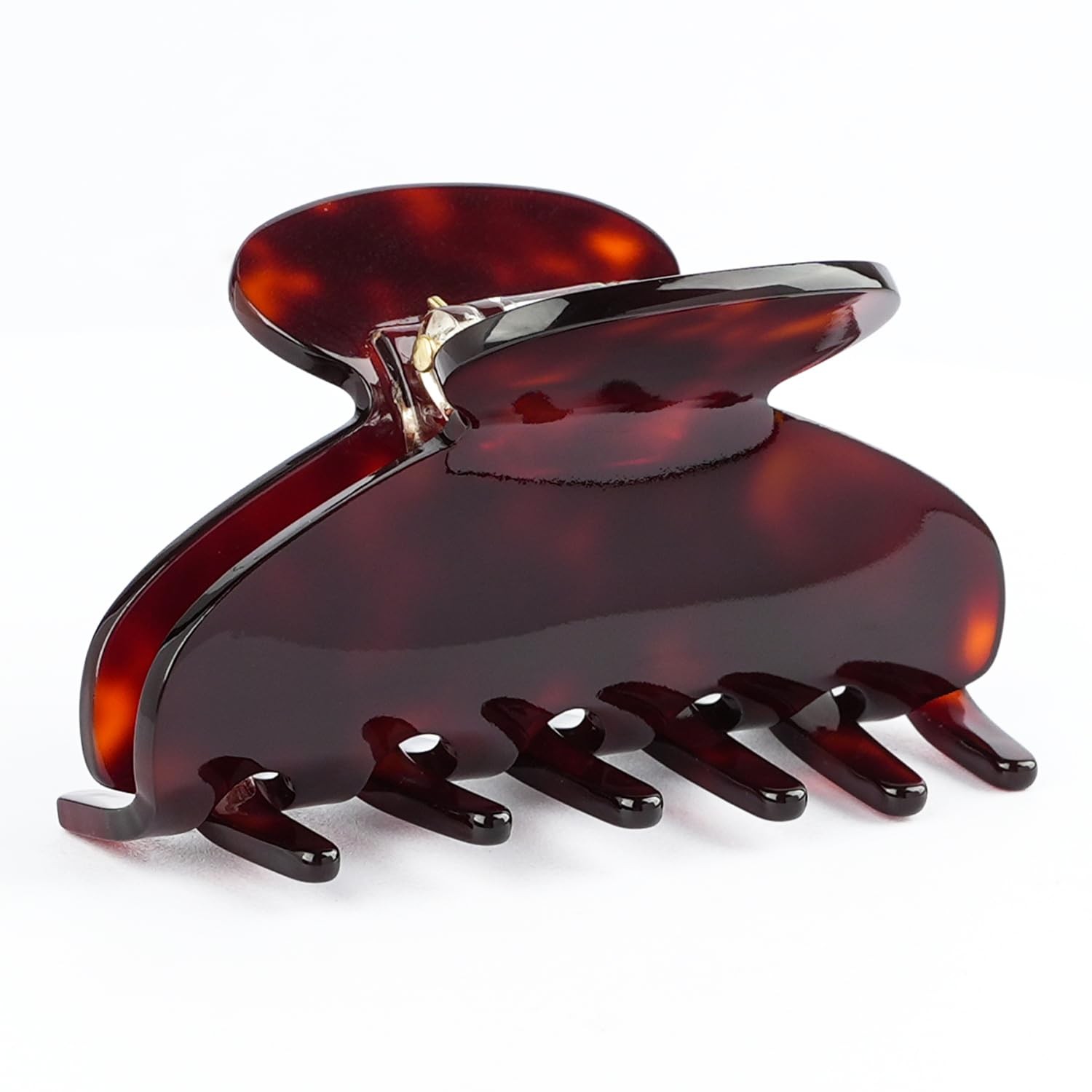 Medium Cute Acetate Hair Claw Clip for Women Girls, 3 Inch Tortoise Shell Cla...