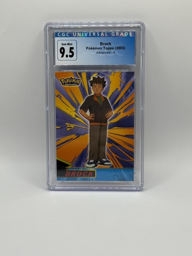 2003 Pokemon - Brock  - Advanced -4 - CGC Mint 9.5