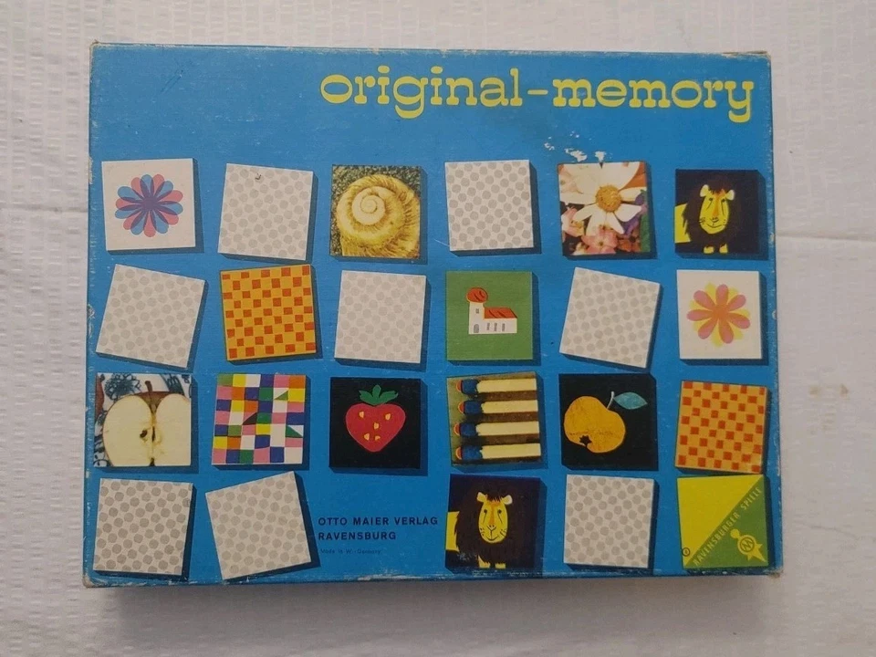 ORIGINAL-MEMORY GAME 1959 RAVENSBURGER West Germany Match Game Ages 4+ - Image 2 of 4