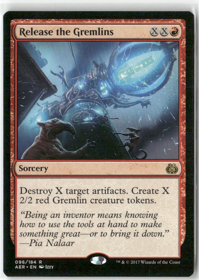 Release the Gremlins 96 Rare Aether Revolt Magic: The Gathering Near Mint