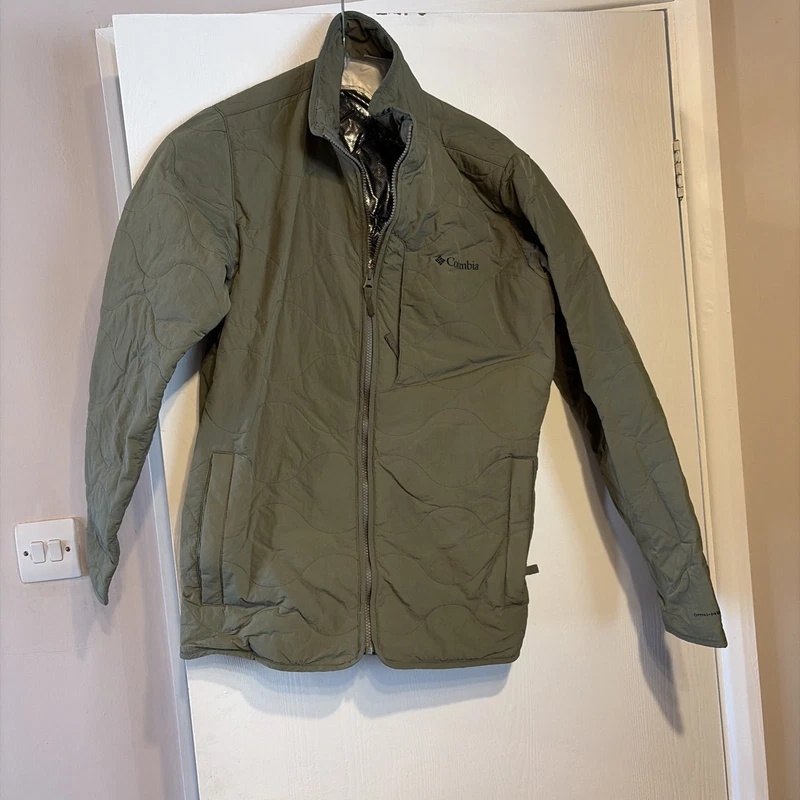 Columbia Powder Lite II insulated jacket in khaki, S