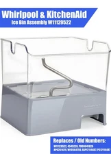 Refrigerator Ice Bucket W11129522, W10564750 For Whirlpool KitchenAid KRMF KRFF
