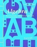 Algebra 1/2 2e Solution Manual (Saxon Algebra...