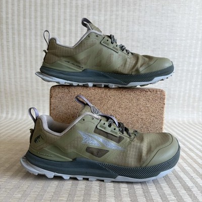 Altra Lone Peak Trail Running Shoes Womens Size Olive Green