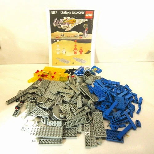 Lego Vintage LL Classic Space #497-Galaxy Explorer-no baseplates or figs (1979)