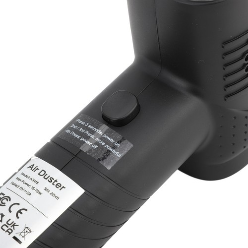 Small Compressed Air Duster 3 Speed Maximum 38000RPM Portable Cordless Jet Fa FY - Picture 9 of 22