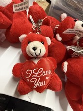 Lot Of 11 Teddy Bear Keychains