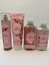 Bath  Body Works PINK CHIFFON Mist /Lotion/ Wash /Cream Your Choice of One