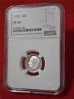 1955 10C NGC PF 69 Silver ROOSEVELT DIME                                #MF-1912