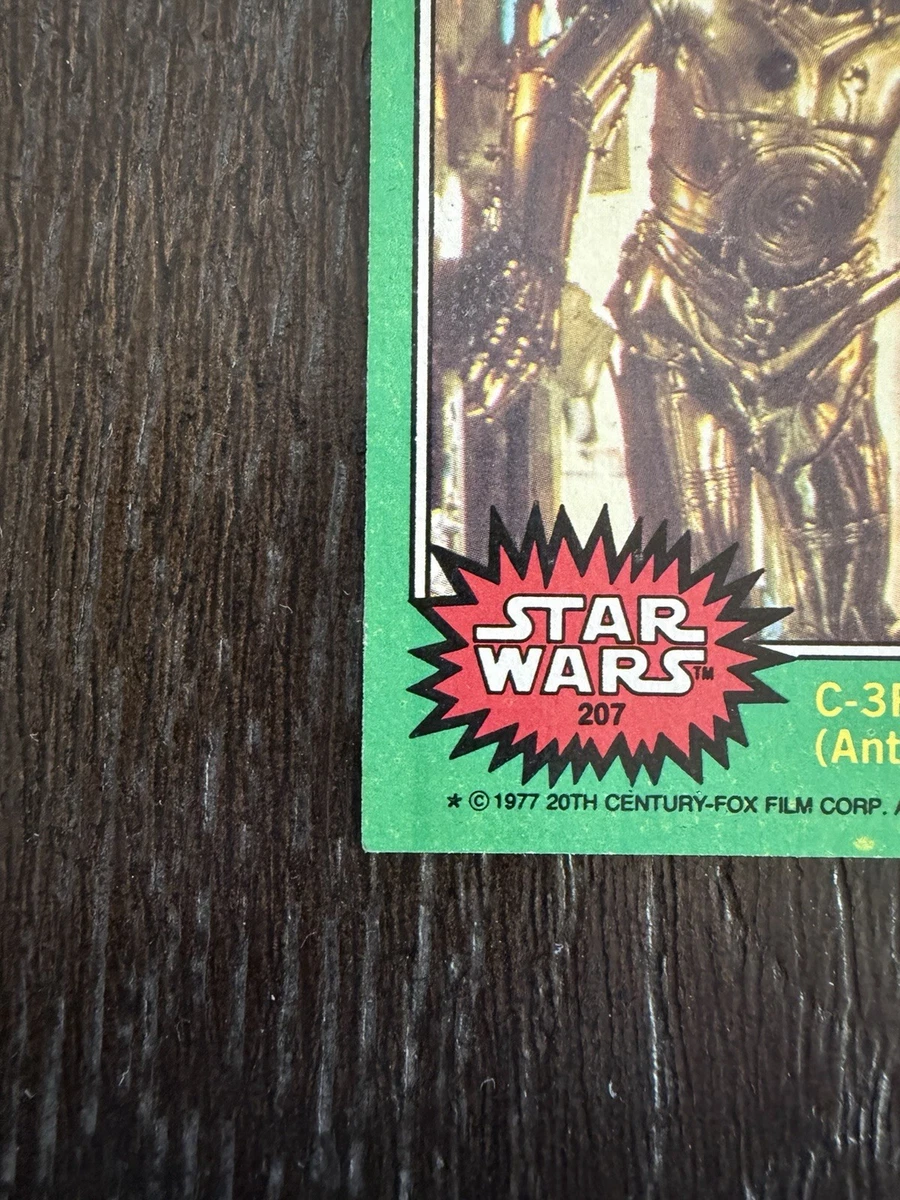 C-3PO Star Wars Collectable Trading Card Singles 1977 Year