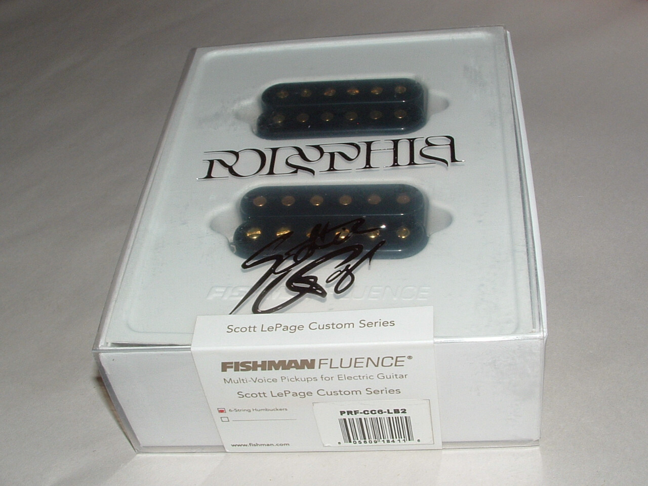 Fishman Fluence PRF-CC6-LB2 Scott LePage 6-String Signature Pickup Set (Black)