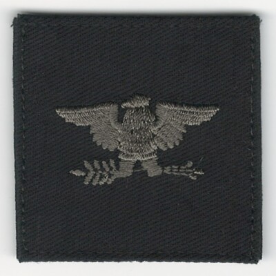 2" Subdue Grey Black O6 O-6 Colonel Rank Patch Fits For VELCRO - Foto 5