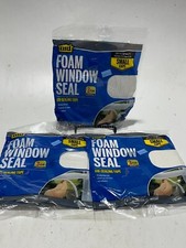 High Density Foam Tape White 17' Strip - Lot Of 6 