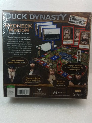 Duck Dynasty~Redneck Wisdom~Family Party Game~Ages 10+ (2-12 Players) ~Brand New - Picture 7 of 8