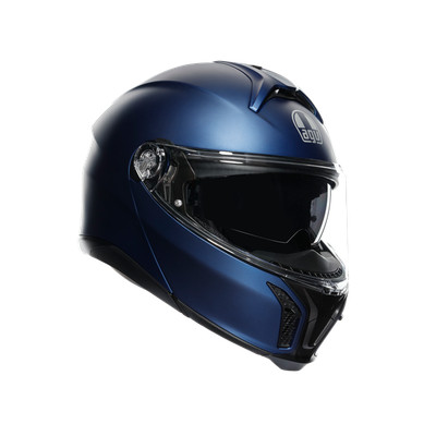 Faltbarer Integralhelm AGV Tourmodular Mono - Galaxie Blue Matt