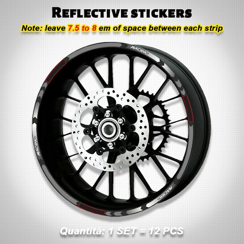 For Honda Forza 125 Motorcycles Accessories Rim Pasters Wheel Decal Sticker #3 - Picture 3 of 11