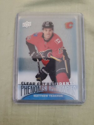 2018 Upper Deck Tim Hortons Collector's Series Clear Cut Phenoms Matthew Tkachuk