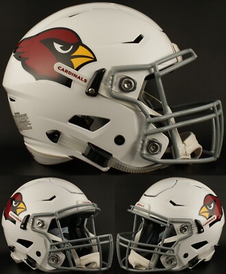 arizona cardinals speedflex helmet Kurt Warner Autographed F/S STS Speed Flex Be Super Sports Center field alternate design Arizona Cardinals On Field Alternate