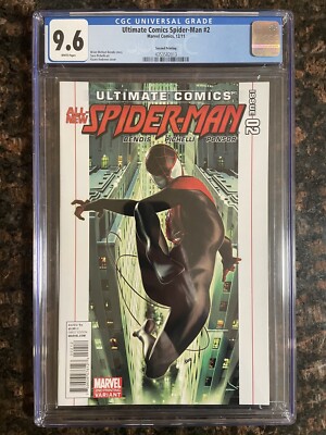 Ultimate Comics Spider-Man 2 CGC 9.6 Miles Morales 2011 2nd print MCU RARE!