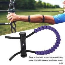 (Purple)Archery Wrist Sling Bow Wrist Strap Braided Compound Bow Cord Rope
