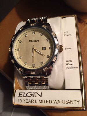 elgin crystal watch
