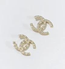 CHANEL CH 5497B CH 5498B Golden Replacement Temples Side Icon Logo Genuine Italy