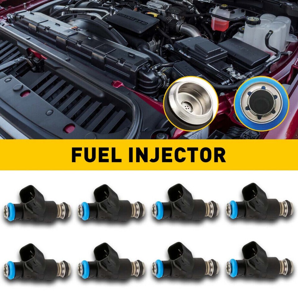 Lot of 8 42LB 12613412 Fuel Injectors For GMC Chevy 6.0L V8 2173412 eBay
