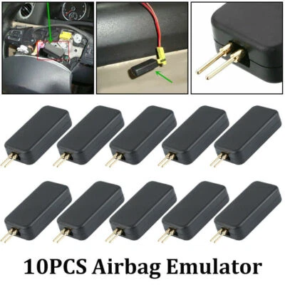 10x Herramienta Emuladora para Coche Bolsa de Aire Sistema SRS Reparación Airbag Simulador Diagnóstico
