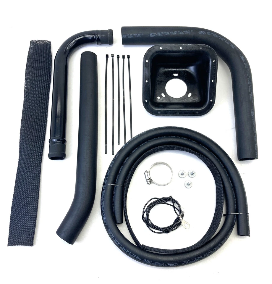 Ford Fuel Filler Neck Conversion Kit F350 450 550 600 SD Chassis 6.7L 2020 New - Image 3 of 4