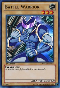 Battle Warrior - NUMH-EN025 - Super Rare - 1st Edition x3 - Near Mint