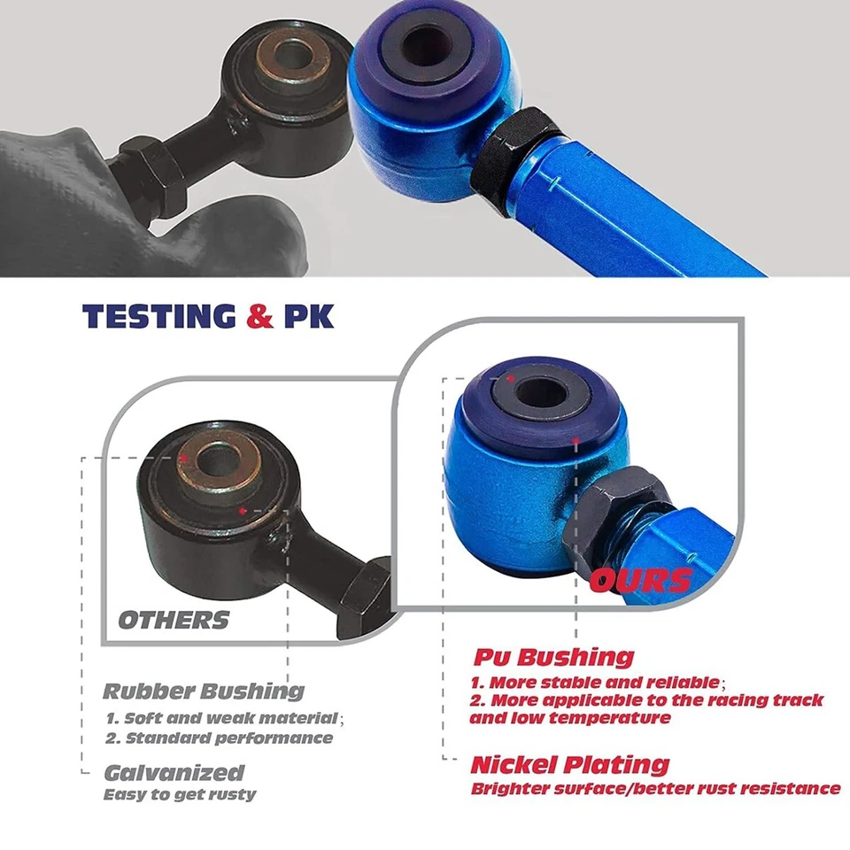 KSP Camber Arm Rear Suspension Kit Fit for Honda TSX MDX Accord Pilot Odessey - Image 4 of 4