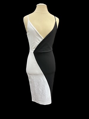black and white short dresses Halston - Halston main image 0