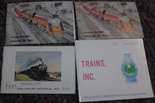 4 catalogs hallmark trains inc. for ho brass trains locomotives ho