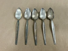 Vintage Serrated Grapefruit Spoons 6” WM ROGERS MFG. CO. Set Of 5 Originals