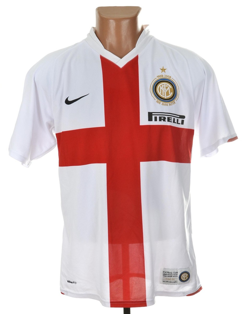 INTER MILAN ITALY 2007/2008 AWAY FOOTBALL SHIRT JERSEY NIKE